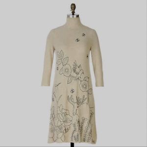 Anthropologie Moth Spare Vista Sweater Dress